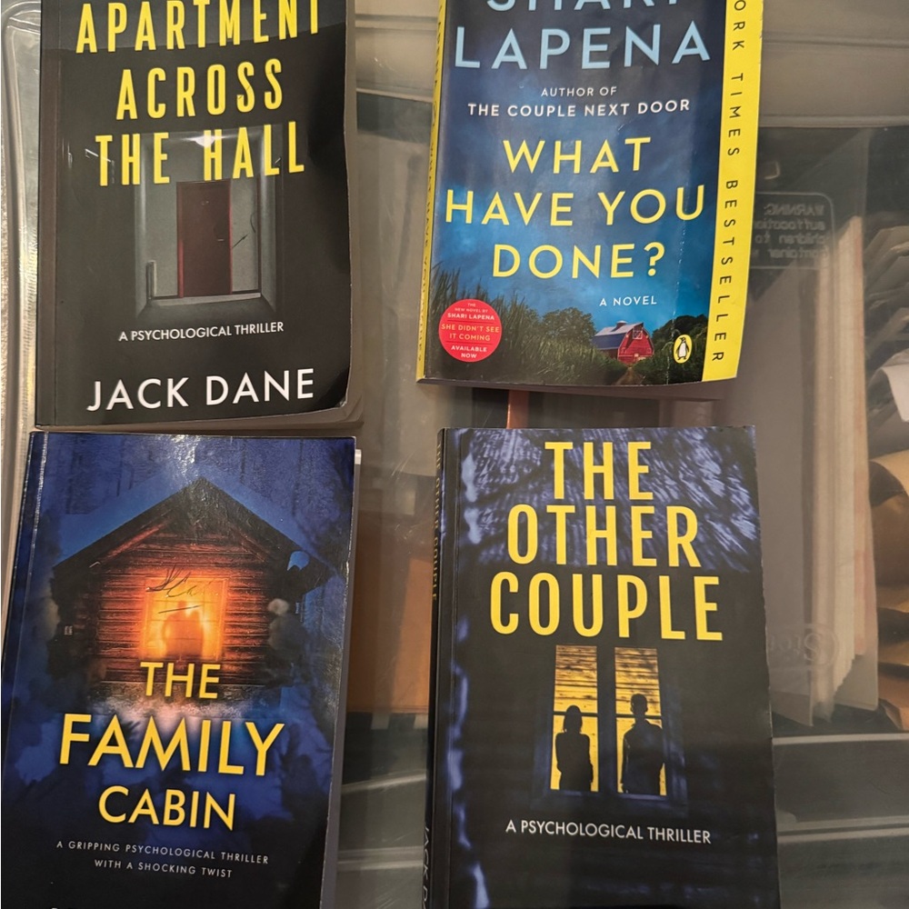 Set of Four Psychological Thriller Books